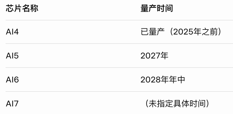 2026.1.19 马斯克ai自动驾驶芯片
